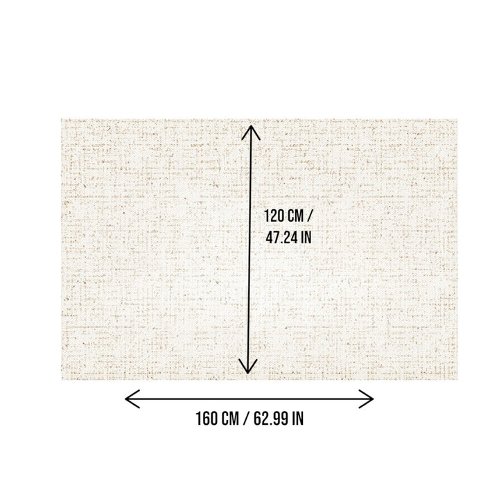 Area Rug 120x160cm Modern Minimalist Living Room Carpet - Soft Sand Beige