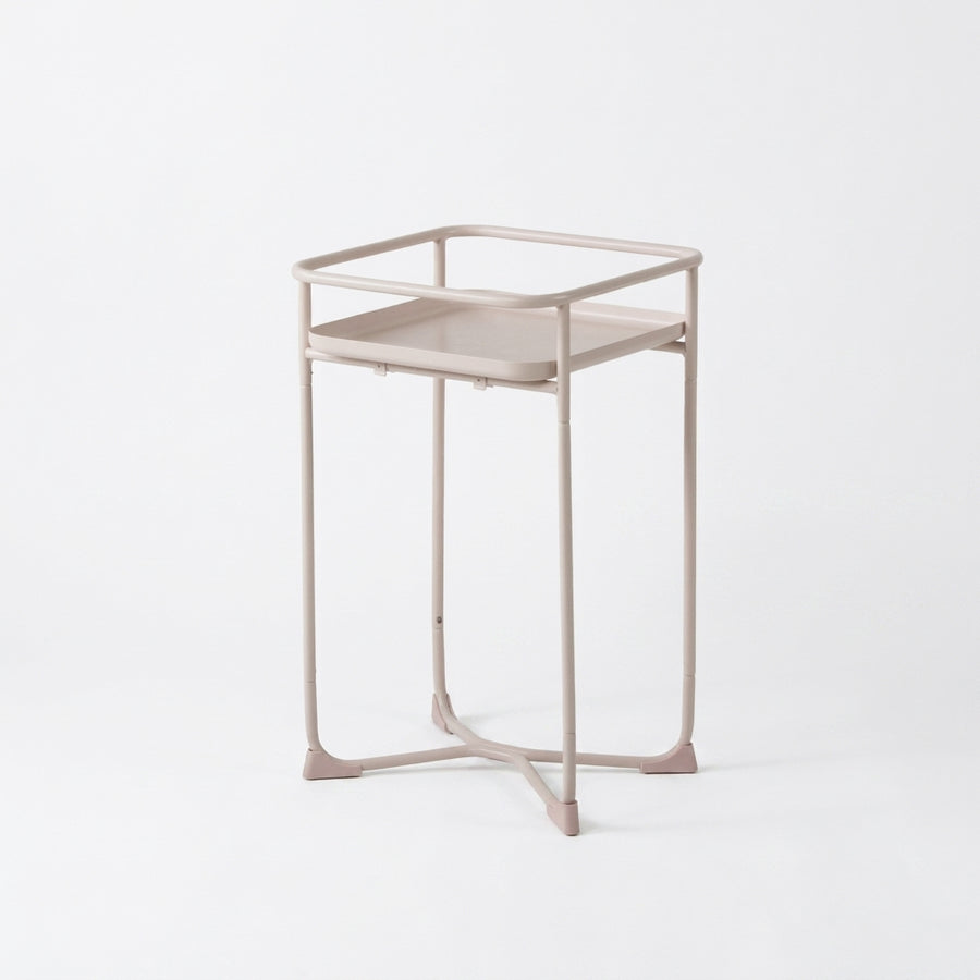 Modern Loft Metal Side Table & Flower Stand - Square Pink