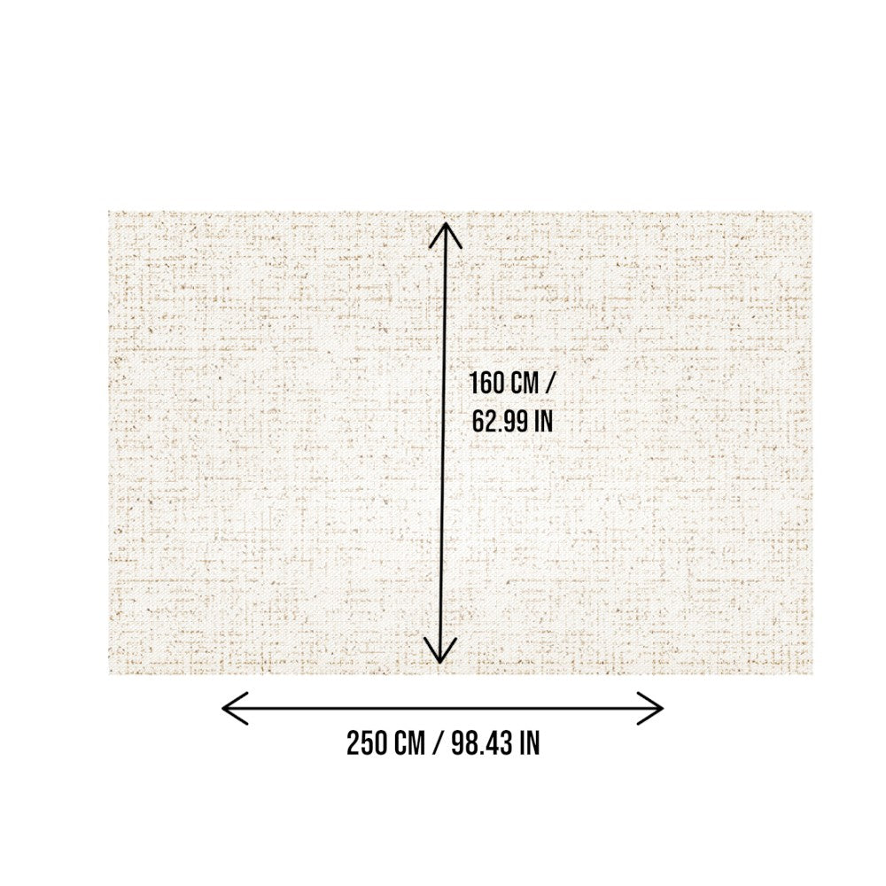 Area Rug 160x250cm Modern Minimalist Living Room Carpet - Soft Sand Beige