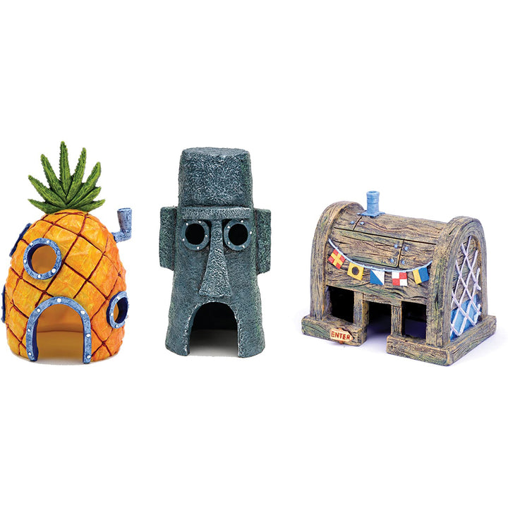 Aquarium Ornament Fish Tank Decoration 3pc Set