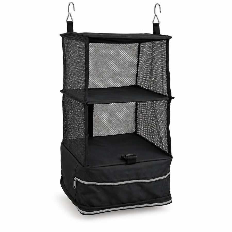 3-Shelf Hanging Closet Organizer 30x30x50 - Space Saving Closet Storage