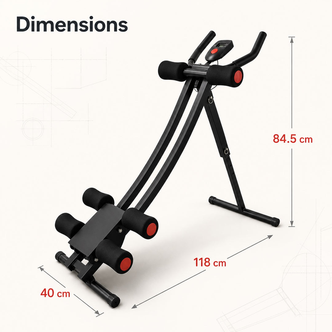 Foldable Abdominal Workout Machine for Home Exercise