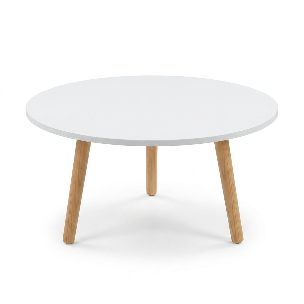 Low-Profile Round Tea Table - 60 cm Diameter x 30 cm High