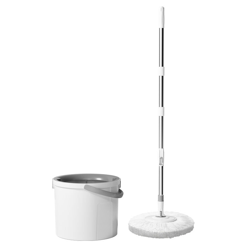 Spin Mop and Bucket Set _ 360° Rotating Microfiber Mop with Telescopic Handle