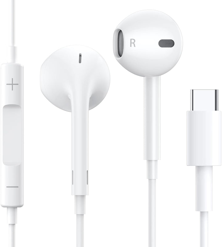 USB C in-Ear Earbuds for IPhone15 Android Phone