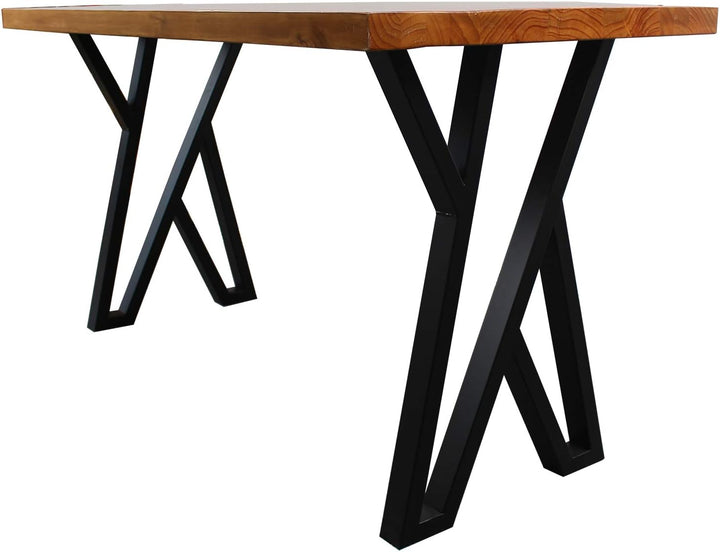Set Of 2 X-Shape Table Legs