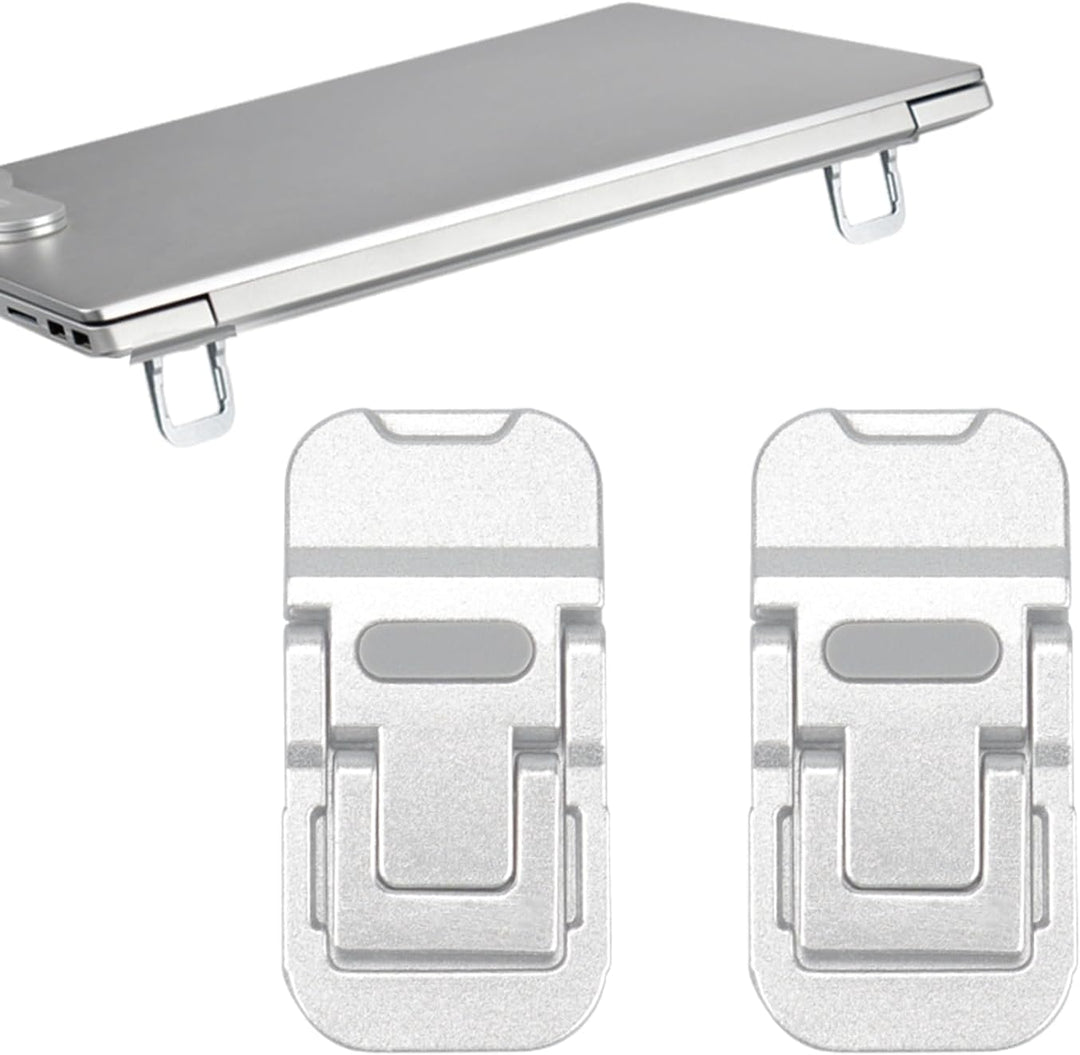 2PCS Zinc Alloy Mini Foldable Laptop Stand