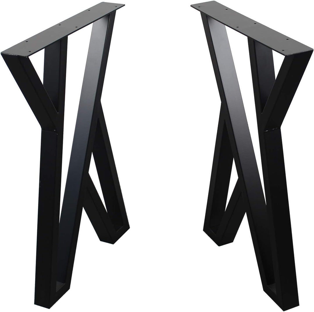 Set Of 2 X-Shape Table Legs