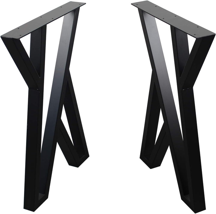 Set Of 2 X-Shape Table Legs
