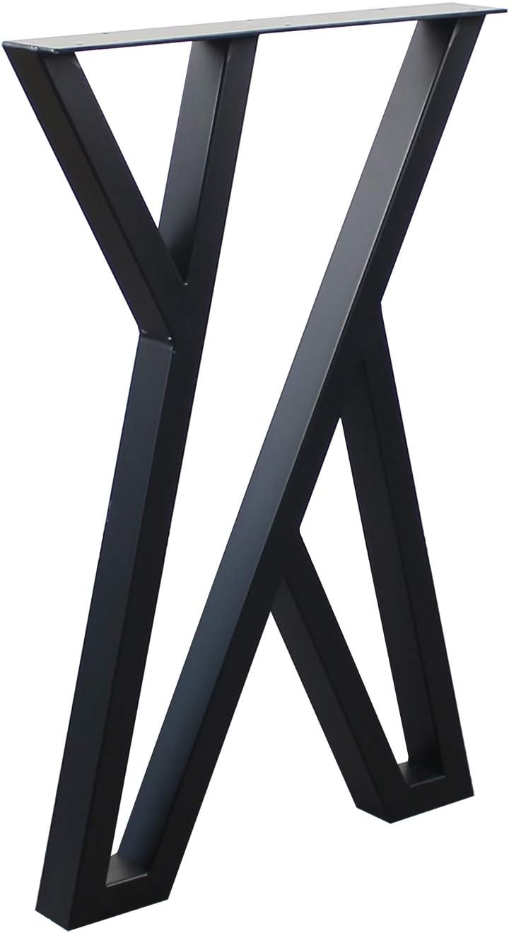Set Of 2 X-Shape Table Legs