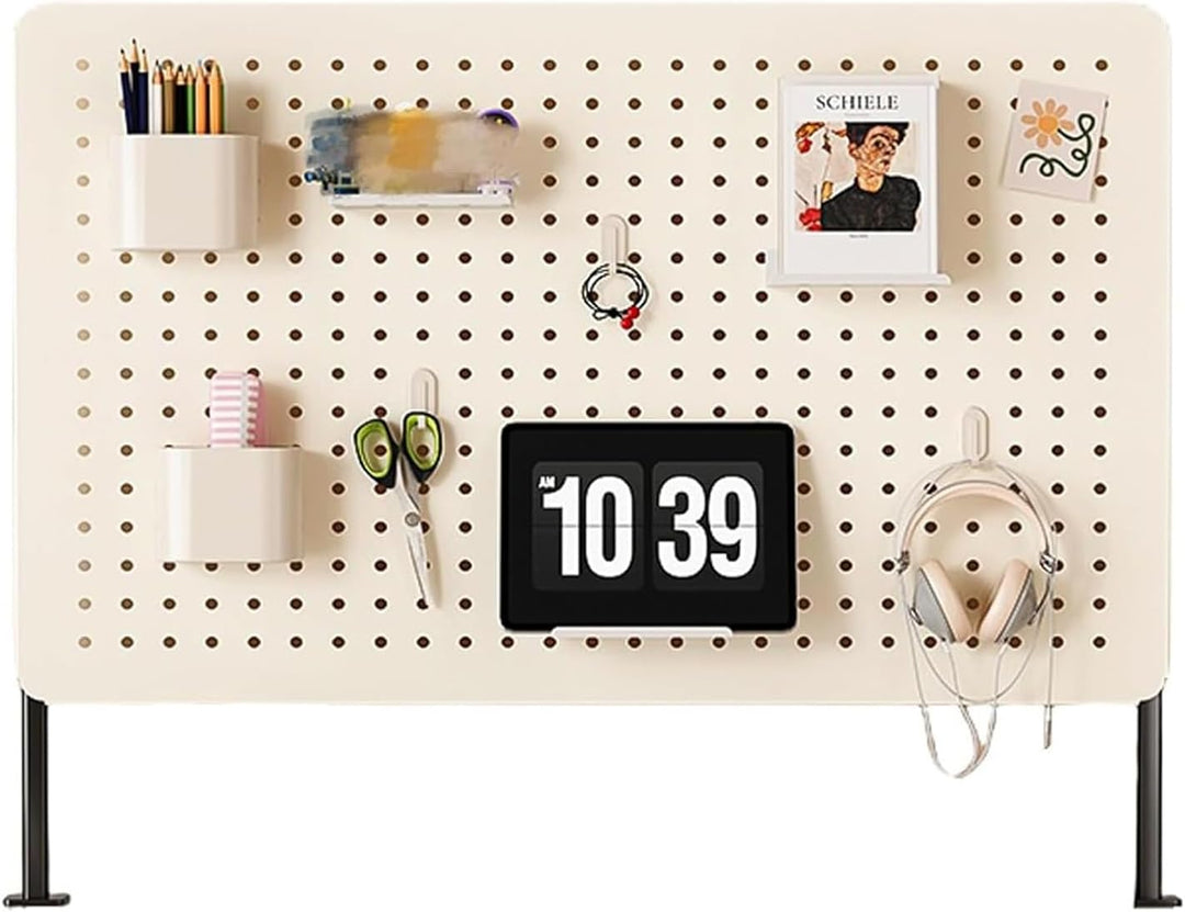 Clamp-on Desk Pegboard Organizer Set - 80×40cm