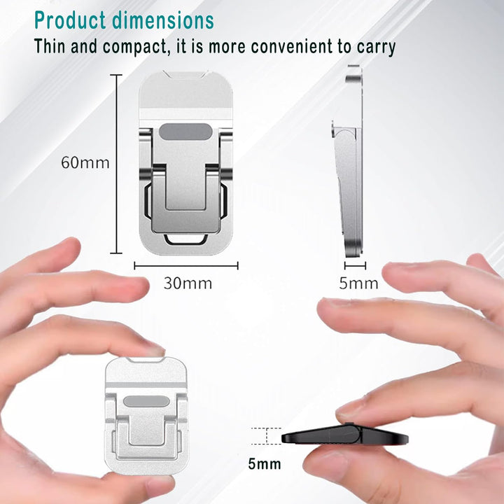 2PCS Zinc Alloy Mini Foldable Laptop Stand