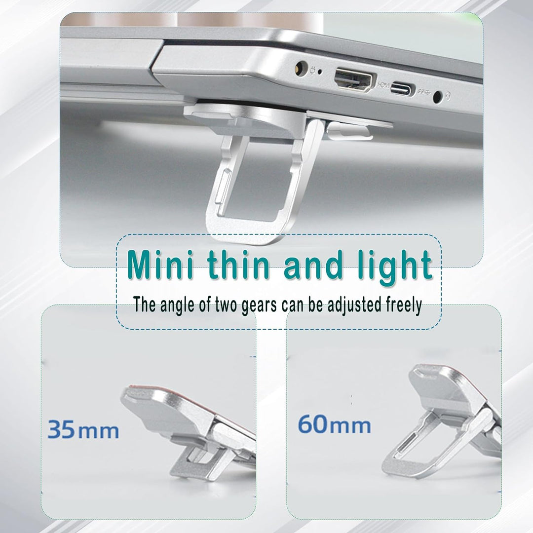 2PCS Zinc Alloy Mini Foldable Laptop Stand