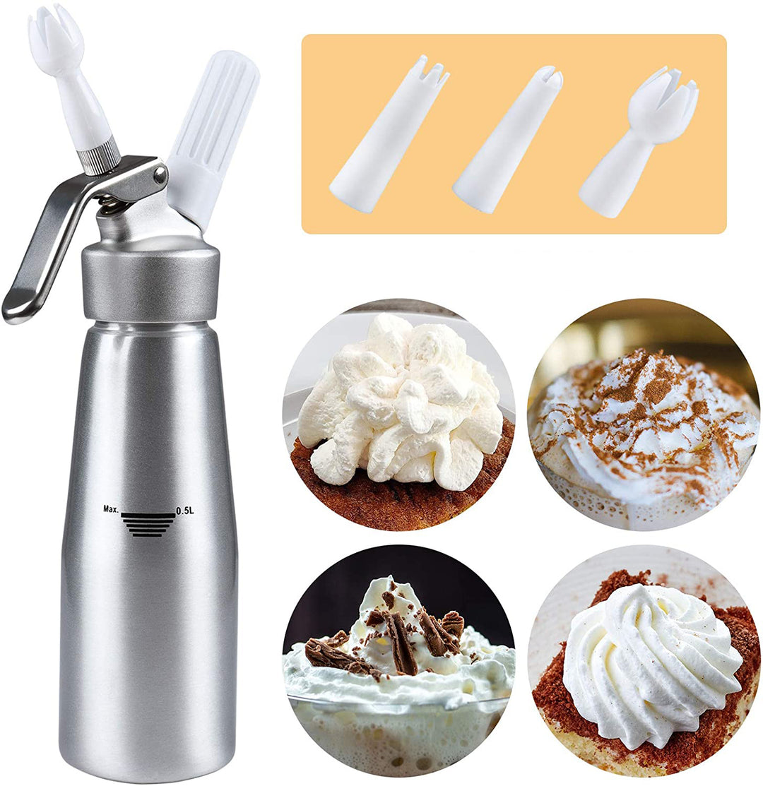 Professional Aluminum Homemade Whipped Cream Dispenser