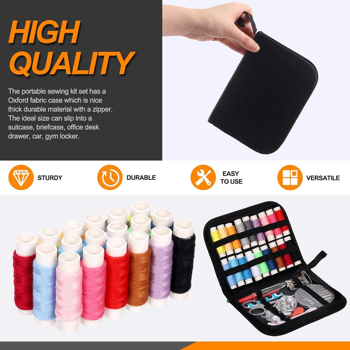 87Pcs Sewing Kit with Portable Bag