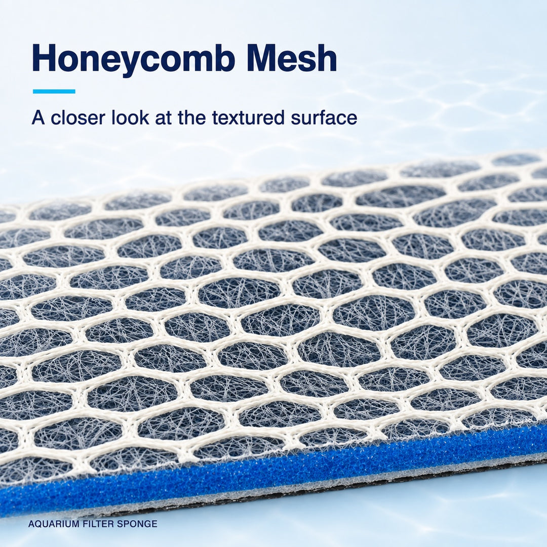 2-Pack 8-Layer Aquarium Filter Sponge 40x30cm