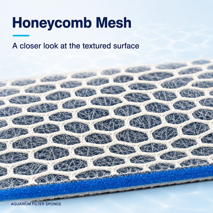 2-Pack 8-Layer Aquarium Filter Sponge 40x30cm