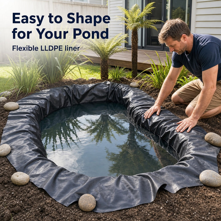 Pond Liner 3x4m Black LLDPE 270g/m2