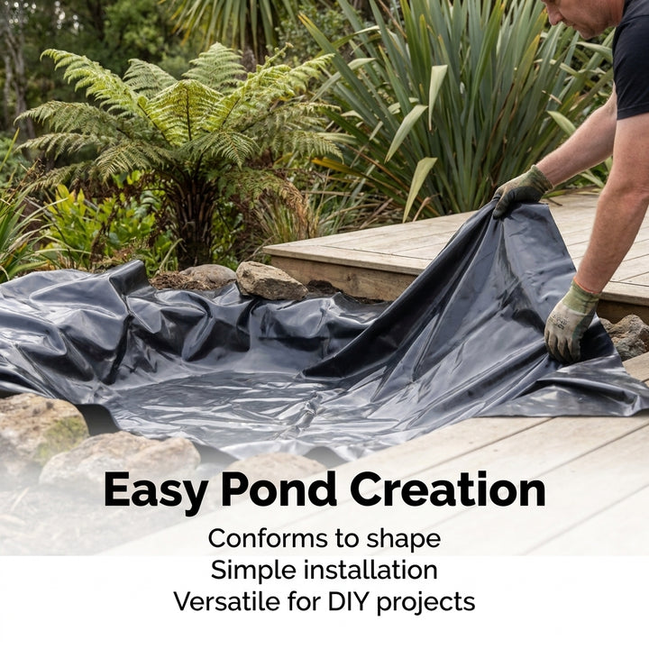Pond Liner 3x4m Black LLDPE 270g/m2