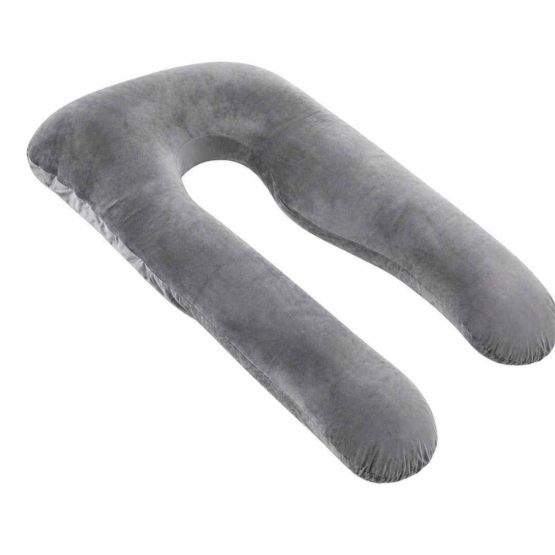 Pregnancy Body Pillow For Belly Support-Gray