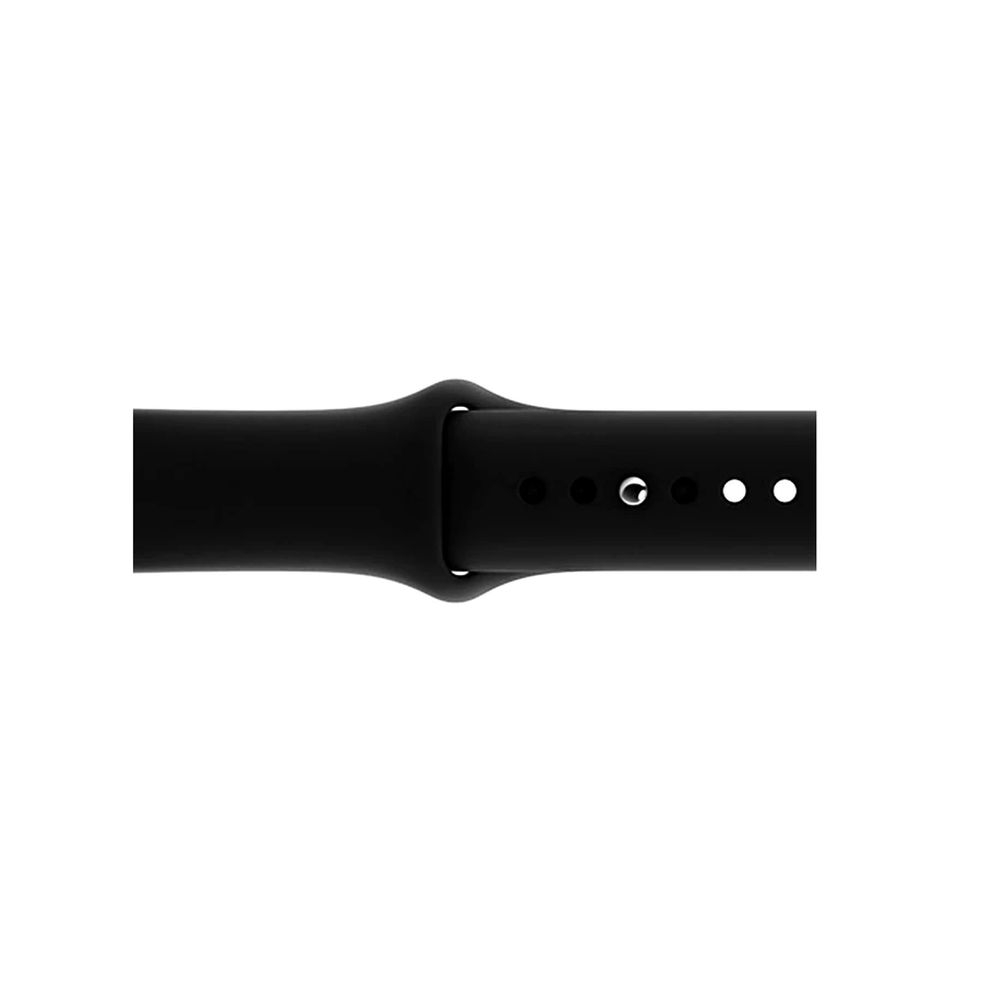 Silicone Sports Bands Compatible With Apple Watch Band for 38MM 40MM 41MM L/XL-Black