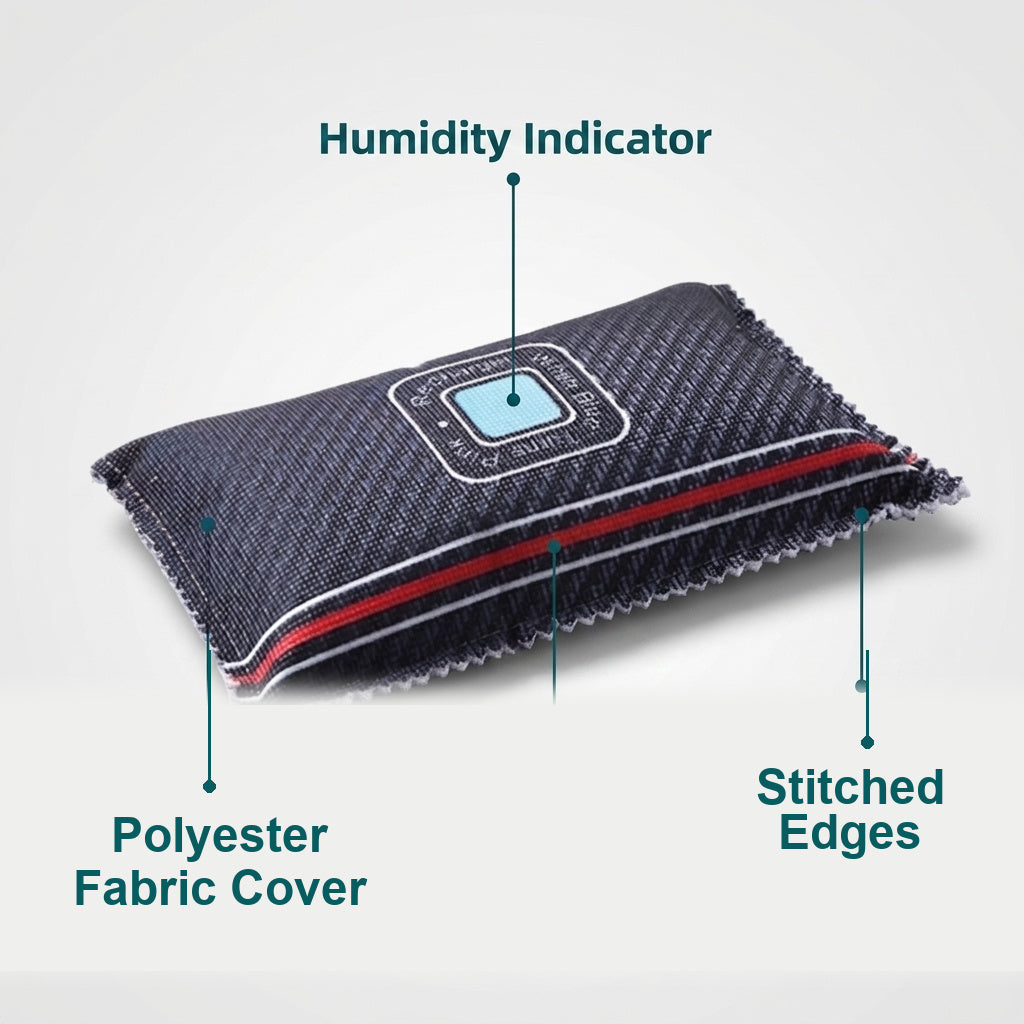 400g Reusable Dehumidifier Bag with Humidity Indicator for Car and Home