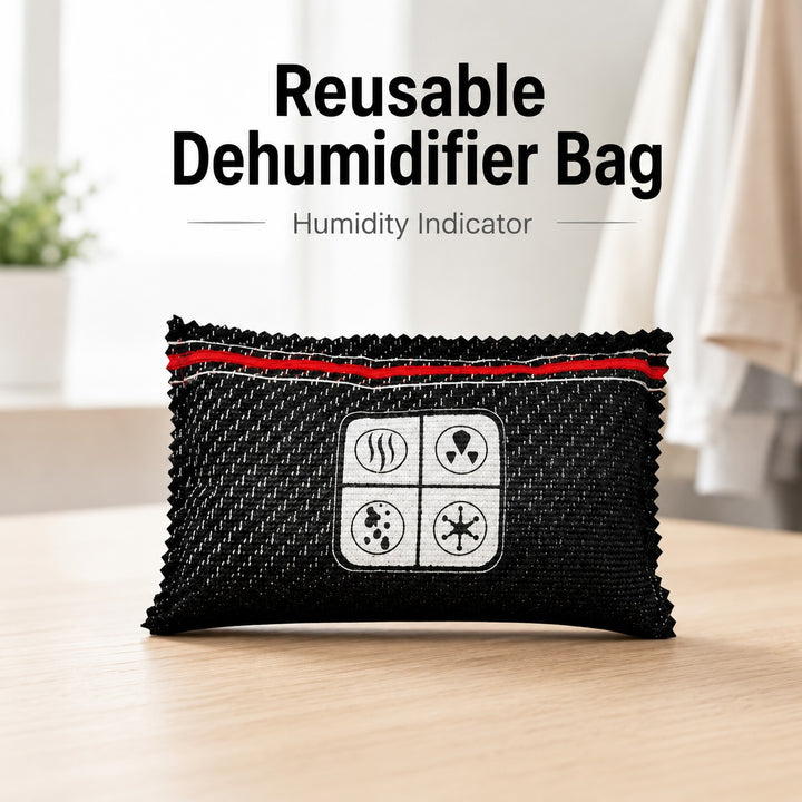 400g Reusable Dehumidifier Bag with Humidity Indicator for Car and Home
