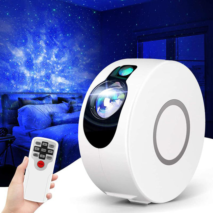 Galaxy Star Light Projector with LED Nebula Cloud-White