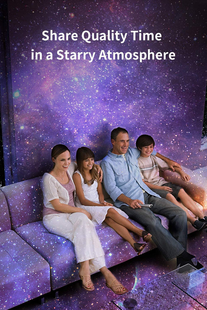 Galaxy Star Light Projector with LED Nebula Cloud-Gray