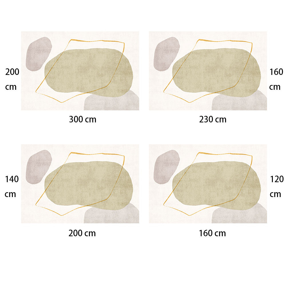 Modern Abstract Non-Shedding Area Rug Summer 200X300CM