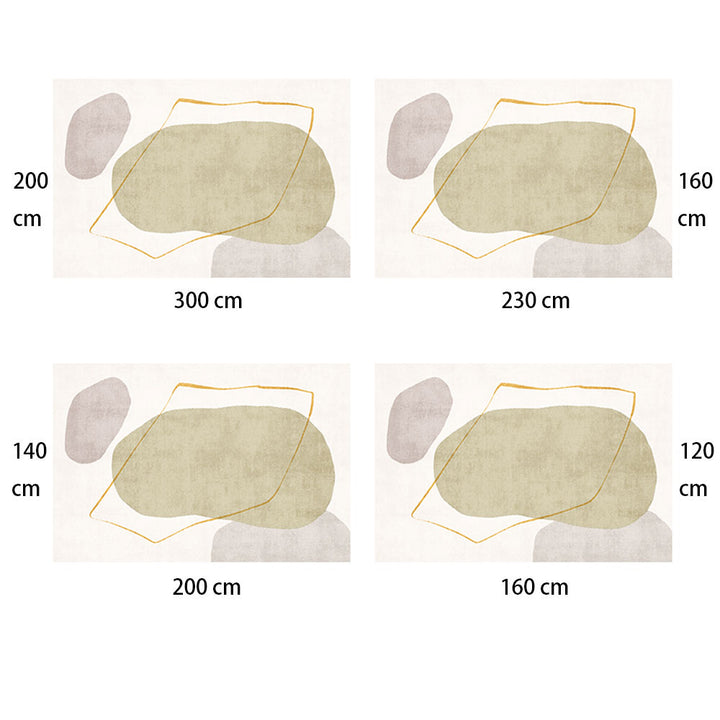 Modern Abstract Non-Shedding Area Rug Summer 200X300CM