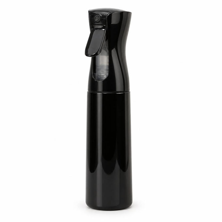 300ml Continuous Spray Bottle for Hair Styling, Cleaning & Gardening - Black or White