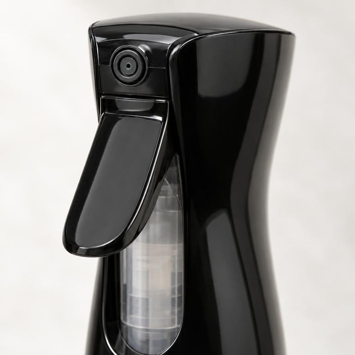 300ml Continuous Spray Bottle for Hair Styling, Cleaning & Gardening - Black or White