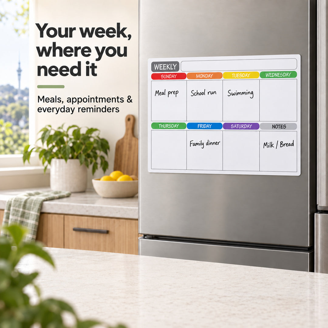 Weekly Fridge Calendar Whiteboard 42x30cm
