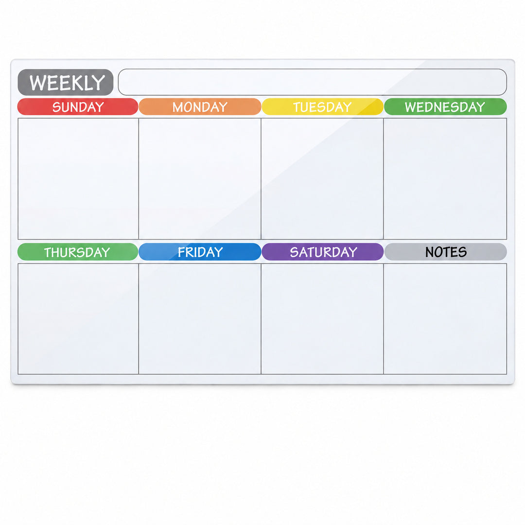 Weekly Fridge Calendar Whiteboard 42x30cm