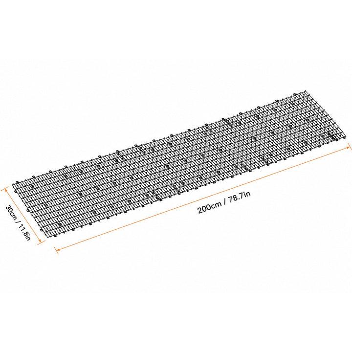 Cat Scat Mat with Spikes - 200x30cm Pet Deterrent for Garden and Home