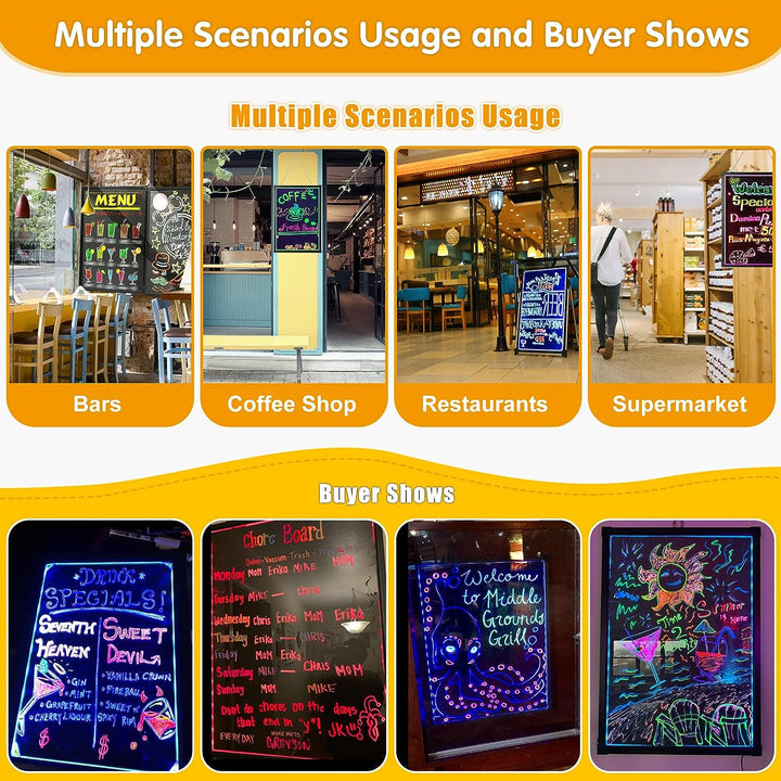 40_60cm LED Message Writing Board