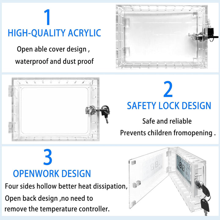 Thermostat Lock Box with Key