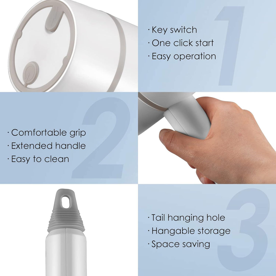 USB Rechargeable Electric Cleaning Brush with 6 Interchangeable Heads