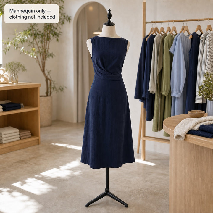 Height Adjustable Female Mannequin Body with Tripod Base