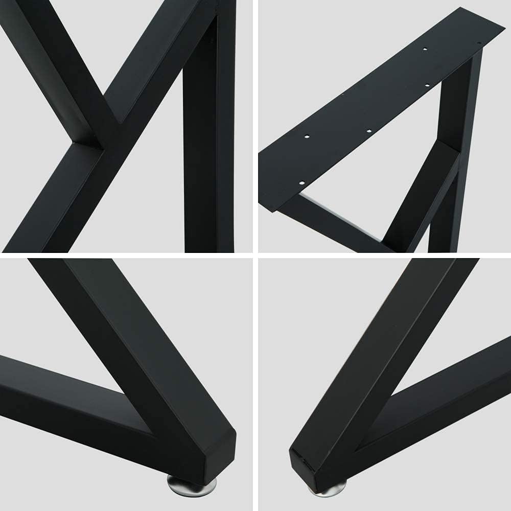 Set Of 2 K-Shape Table Legs