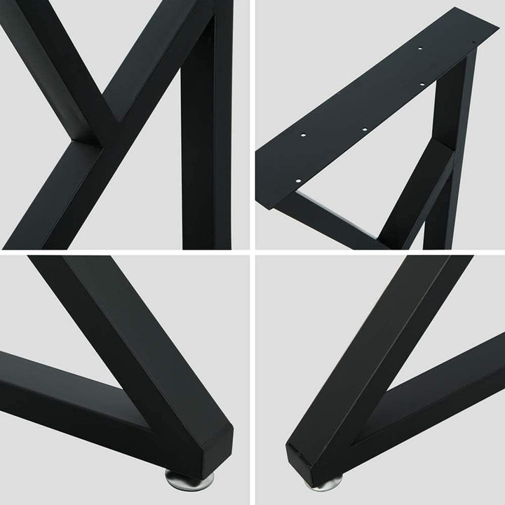 Set Of 2 K-Shape Table Legs