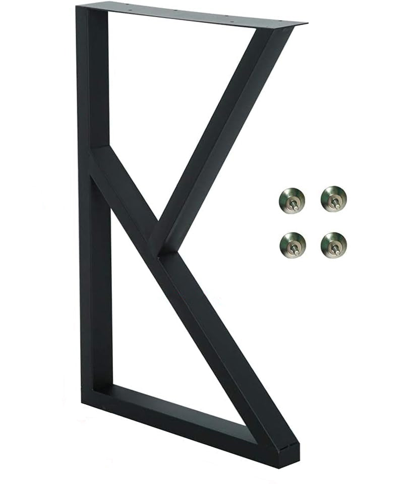 Set Of 2 K-Shape Table Legs
