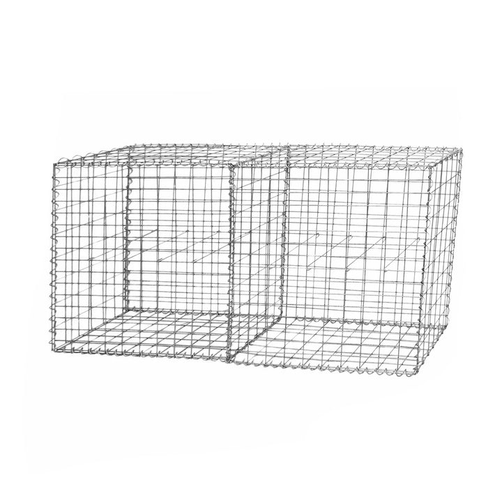 Gabion Baskets Garden Mesh Cages Wire Stone 100X100X100CM