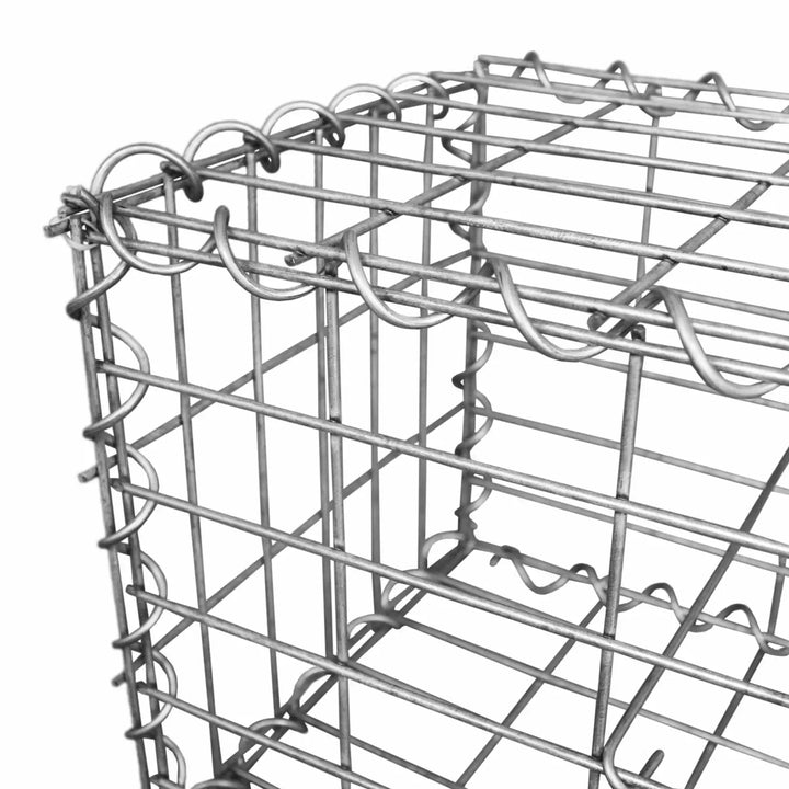 Gabion Baskets Garden Mesh Cages Wire Stone 100X100X100CM