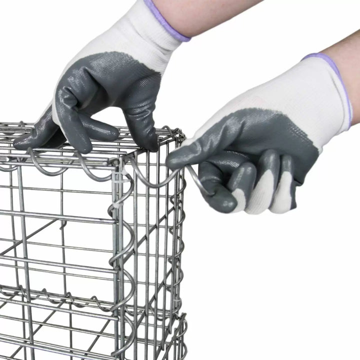 Gabion Baskets Garden Mesh Cages Wire Stone 100X100X100CM