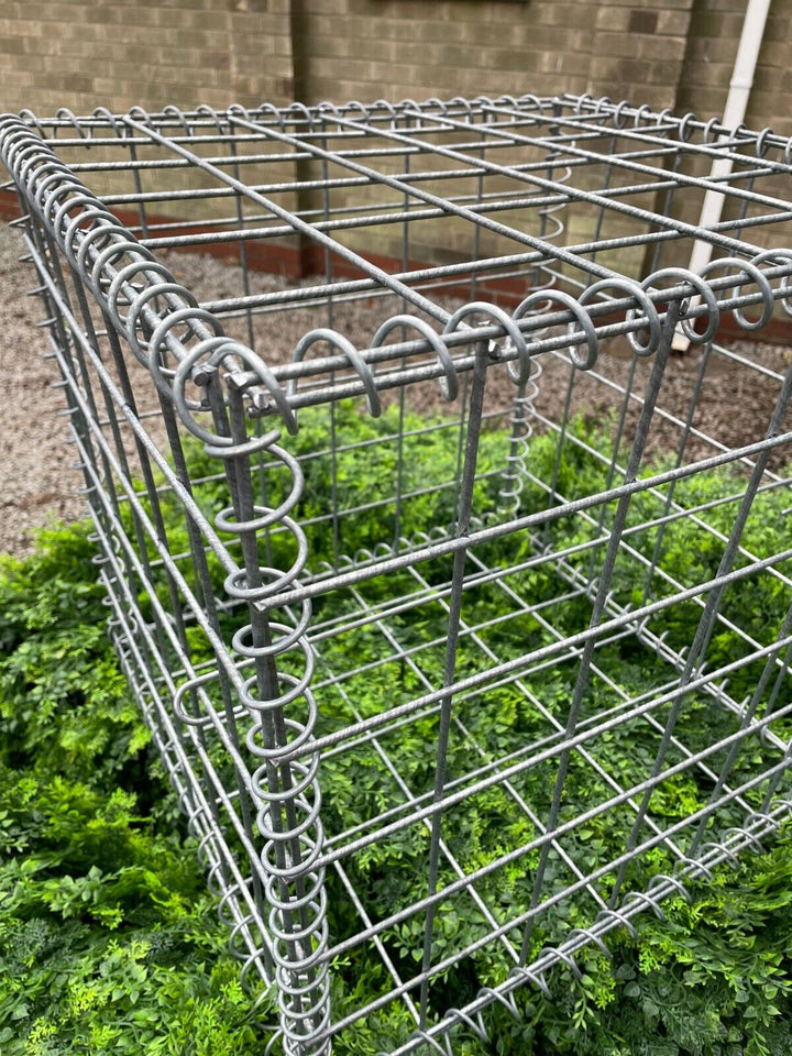 Gabion Baskets Garden Mesh Cages Wire Stone 100X50X100CM