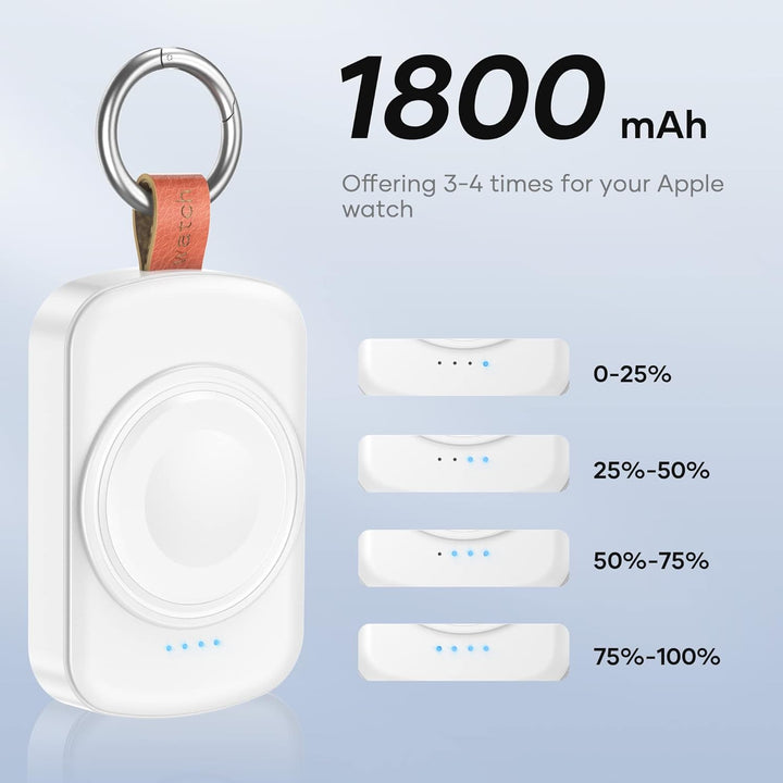 Ultra-Compact Portable Charger for Apple Watch