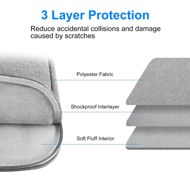 15-Inch Laptop Sleeve Case -Gray