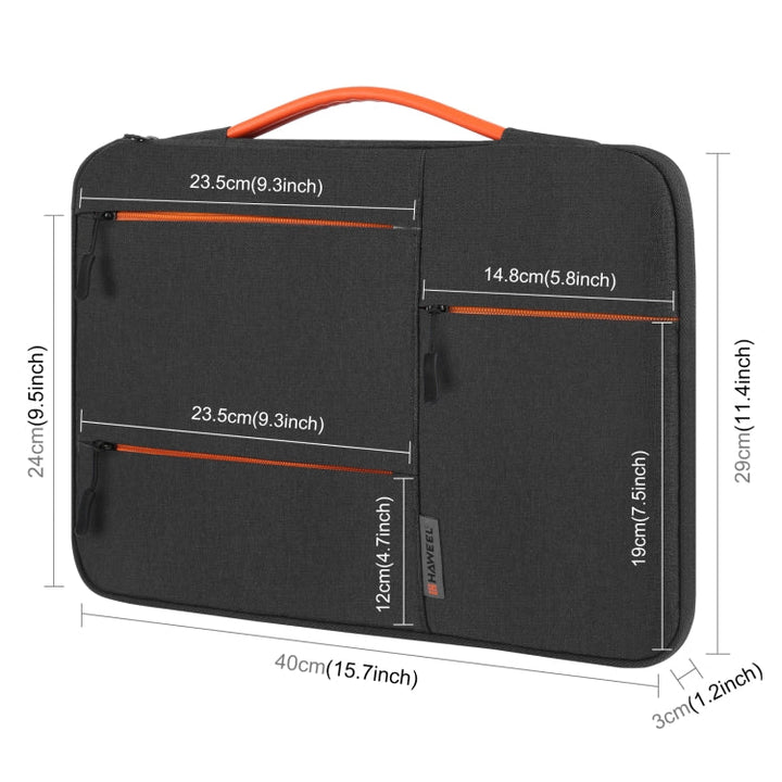 16-Inch Laptop Sleeve Case Handbag - Black